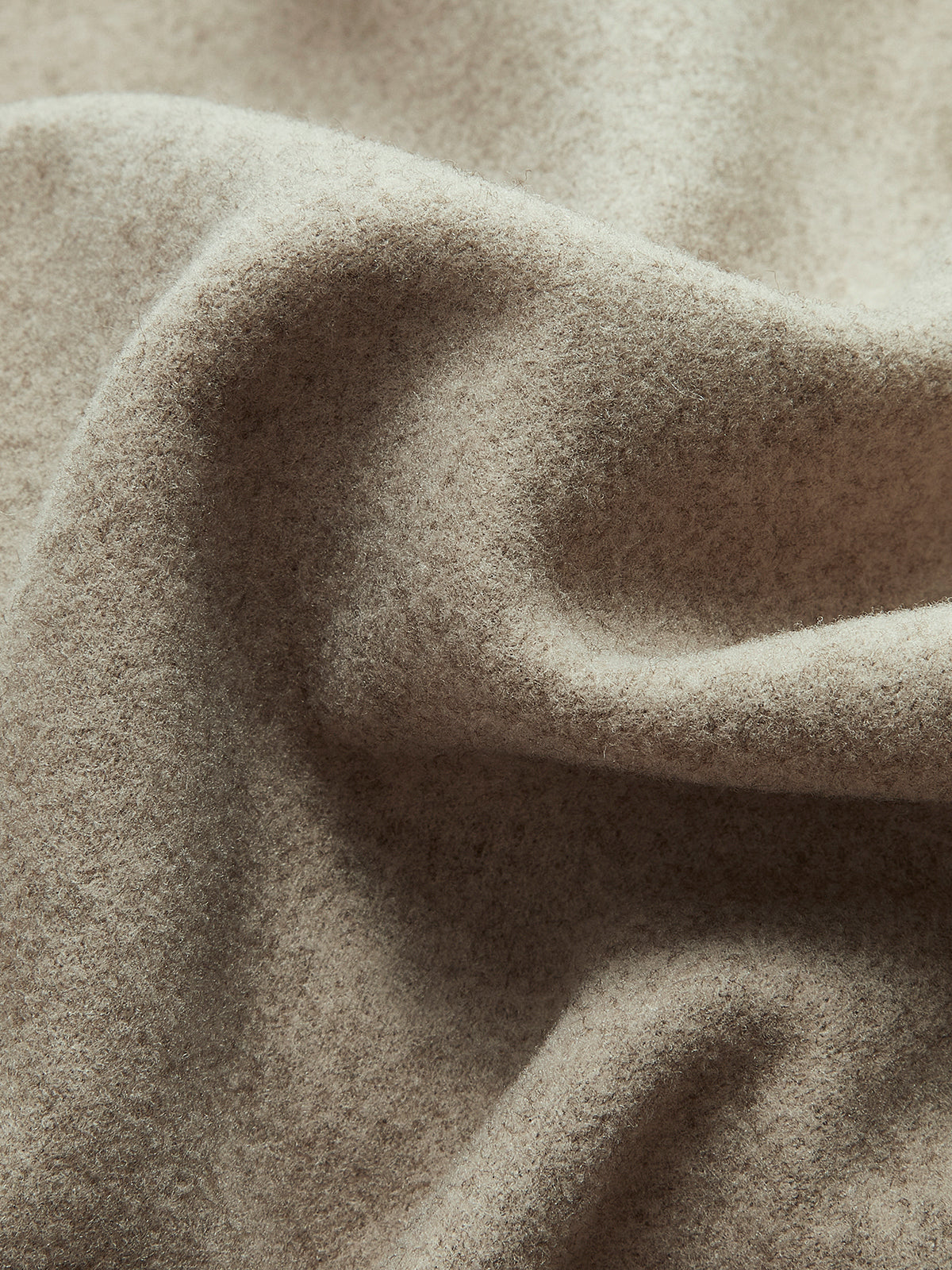 Oversized Button-Down Jacket – Plain Cotton Blend Women’s Jacket with Relaxed Shift Fit