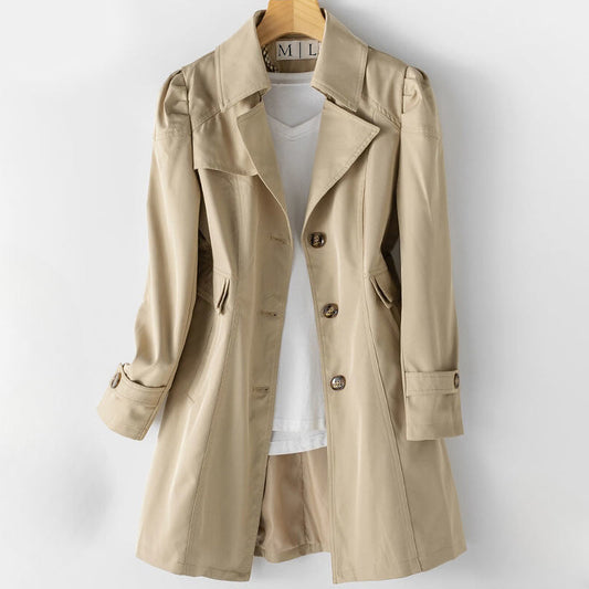 Timeless Lightweight Trench Coat – Elegant, Tailored & Timeless