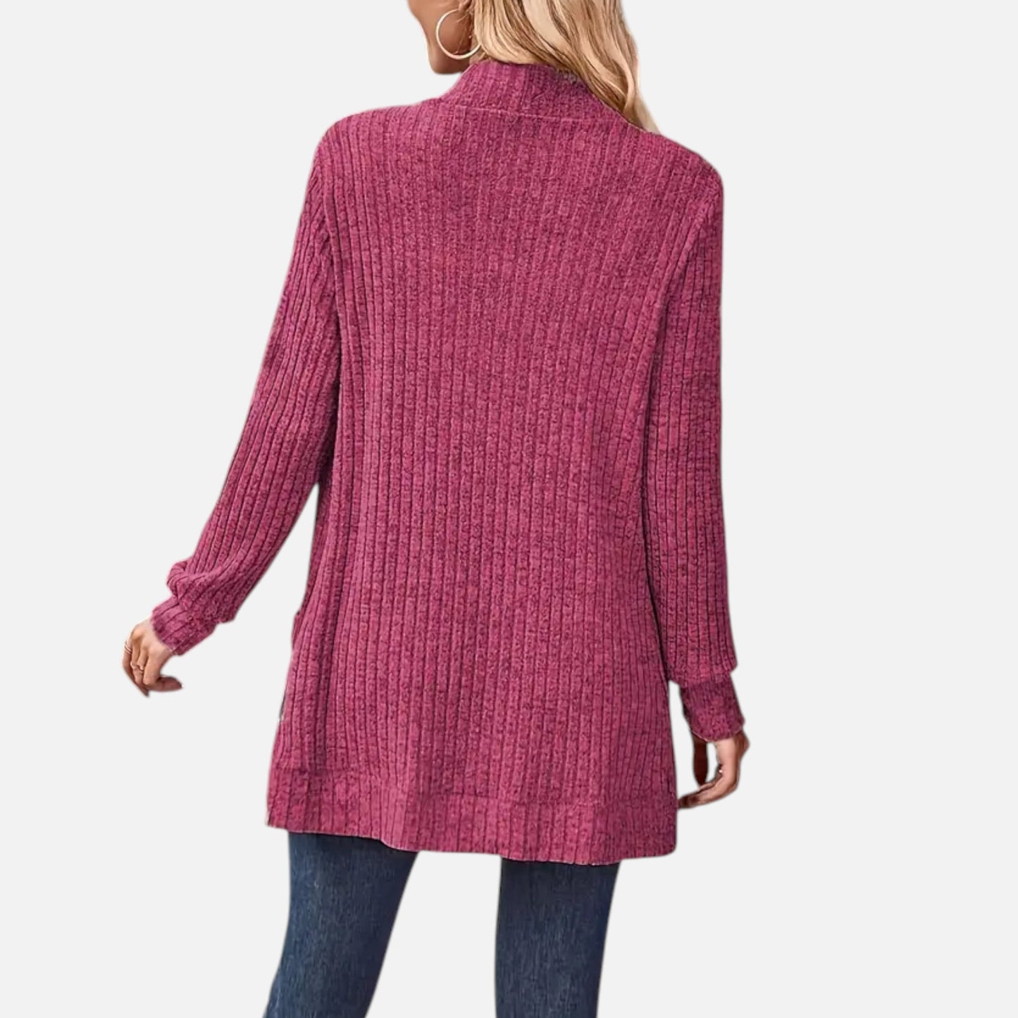 Women’s Essential Knit Cardigan – Soft Long-Sleeve Open-Front Sweater