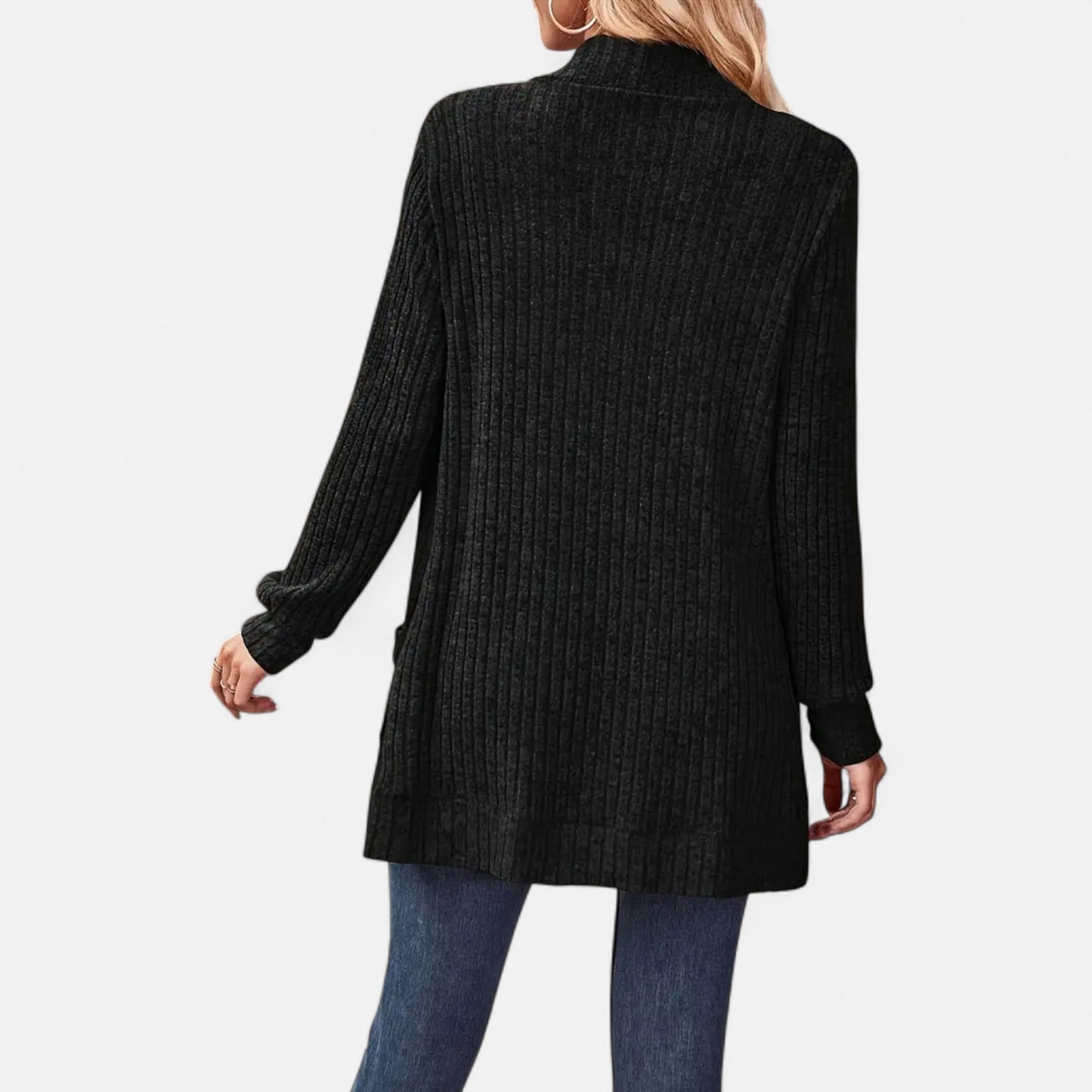 Women’s Essential Knit Cardigan – Soft Long-Sleeve Open-Front Sweater