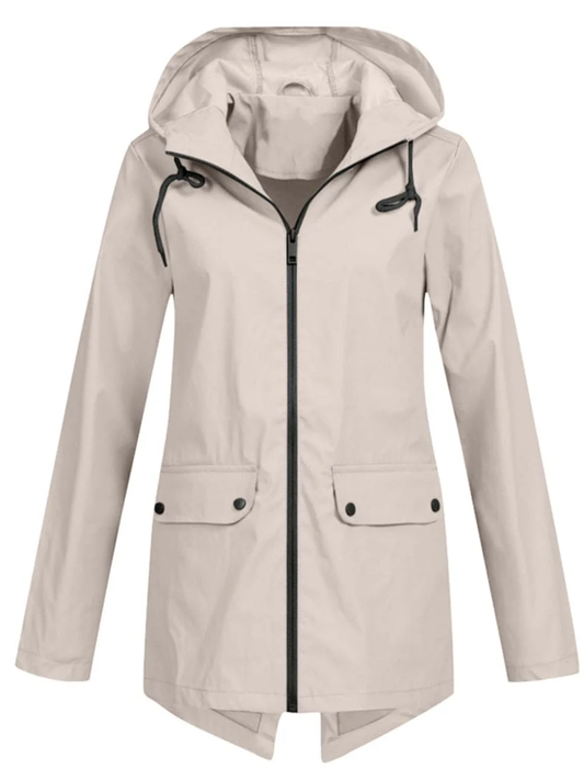 Women’s Waterproof Lightweight Windbreaker Jacket with Hood – All-Weather Rain Coat